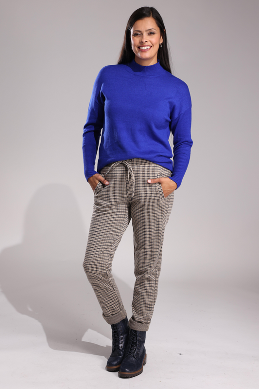 7815BR|NAVY/MOCHA