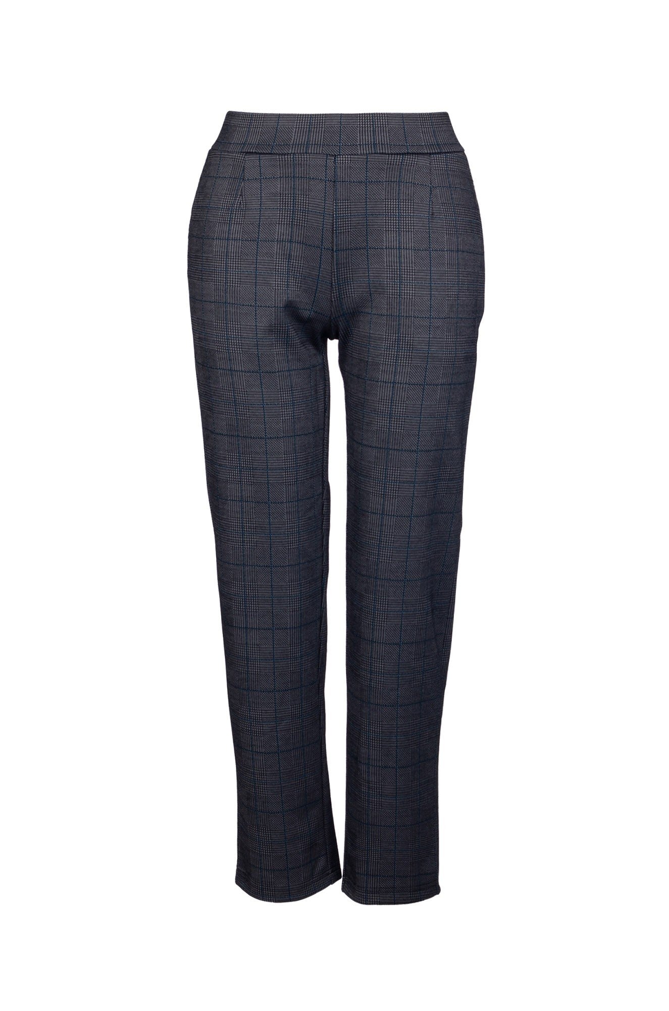 7814B1|LAGOON CHARCOAL CHECK