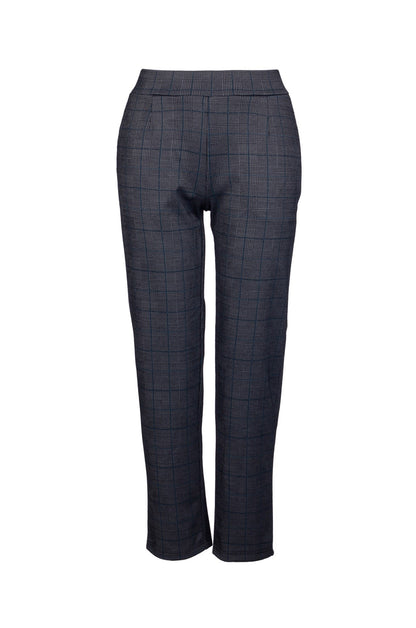 7814B1|LAGOON CHARCOAL CHECK