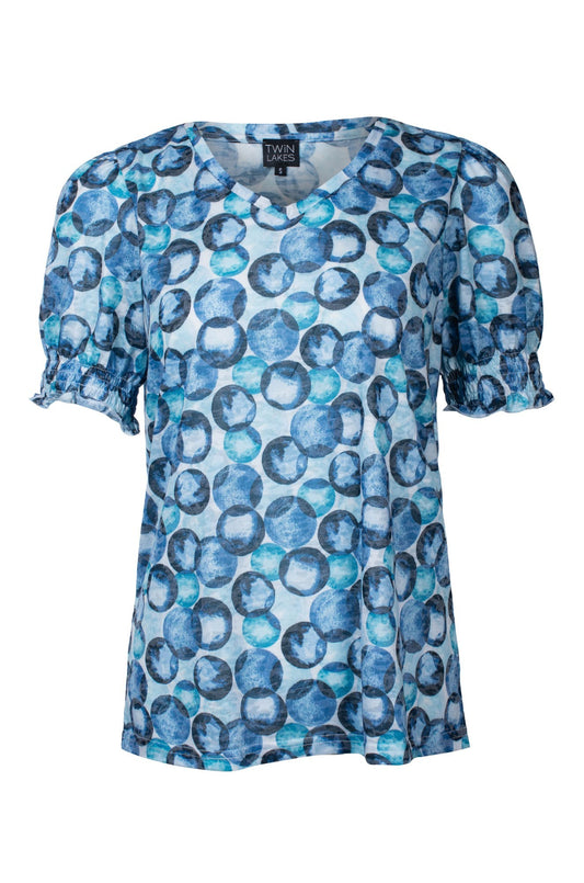 6055C1|SPEARMINT INDIGO CIRCLE