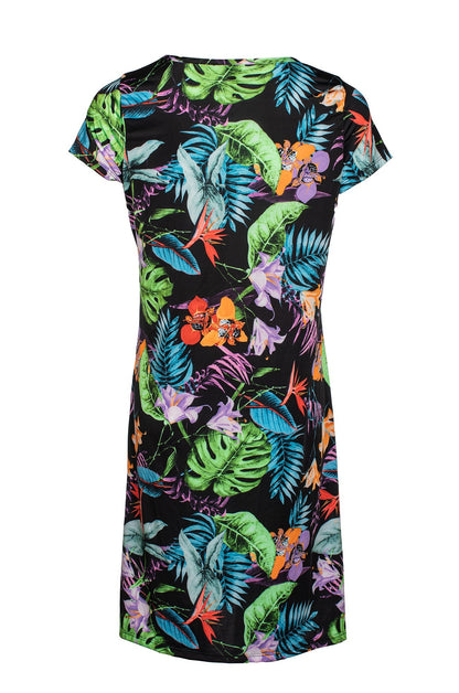 0718C1|BLACK MULTI TROPICS