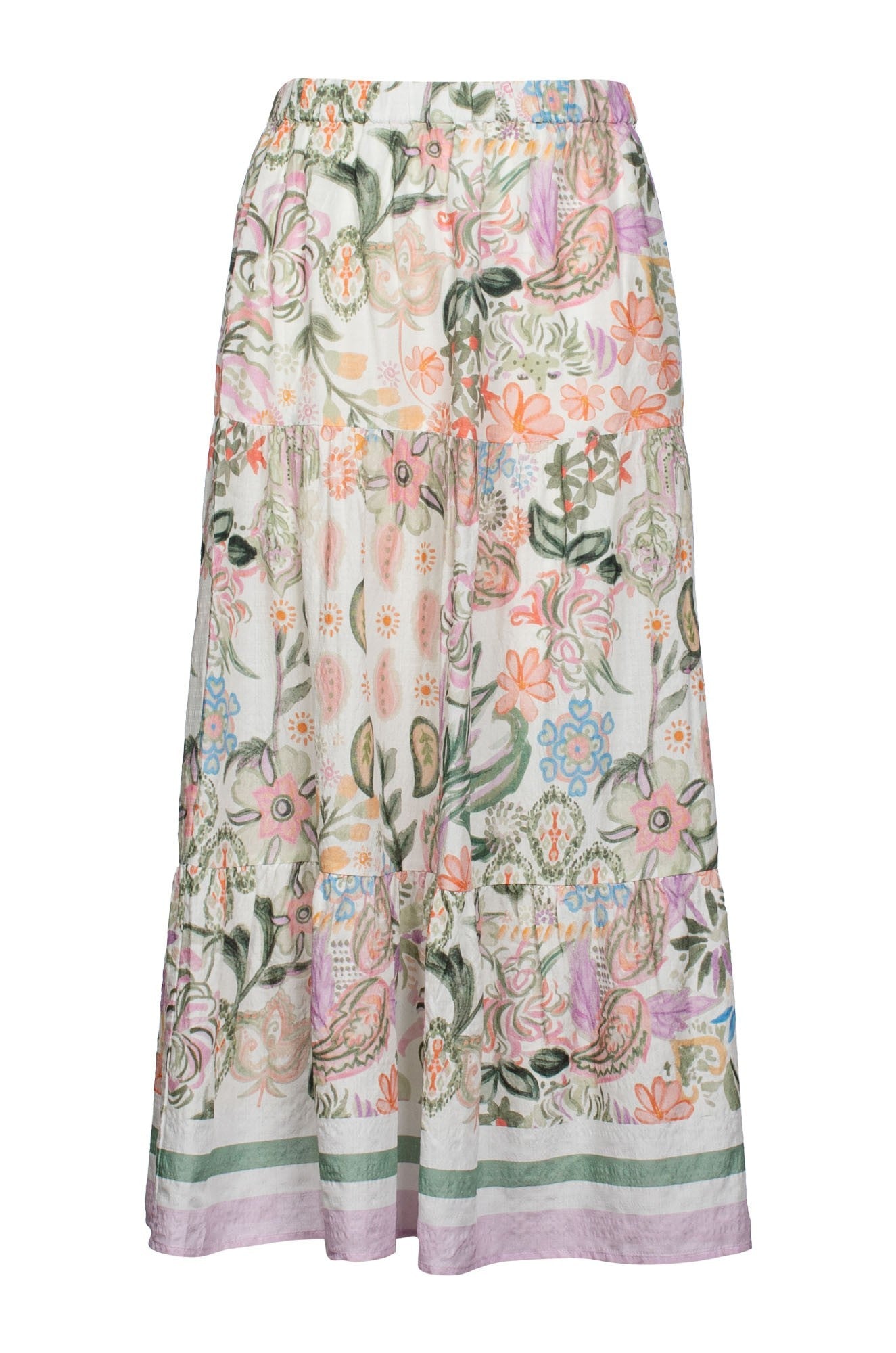 6511C1|OLIVE LILAC BORDER