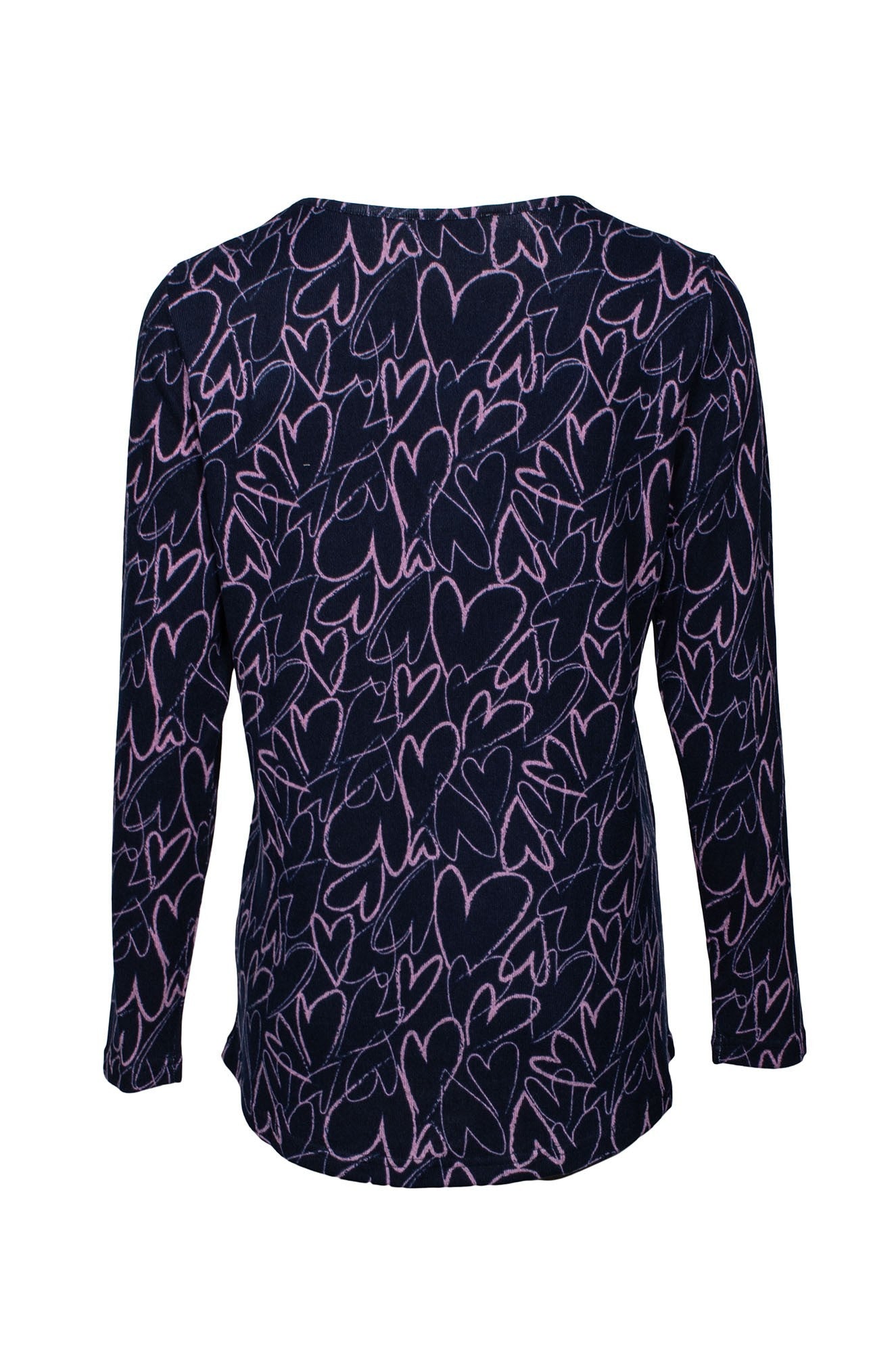 7893D1|NAVY PINK HEARTS