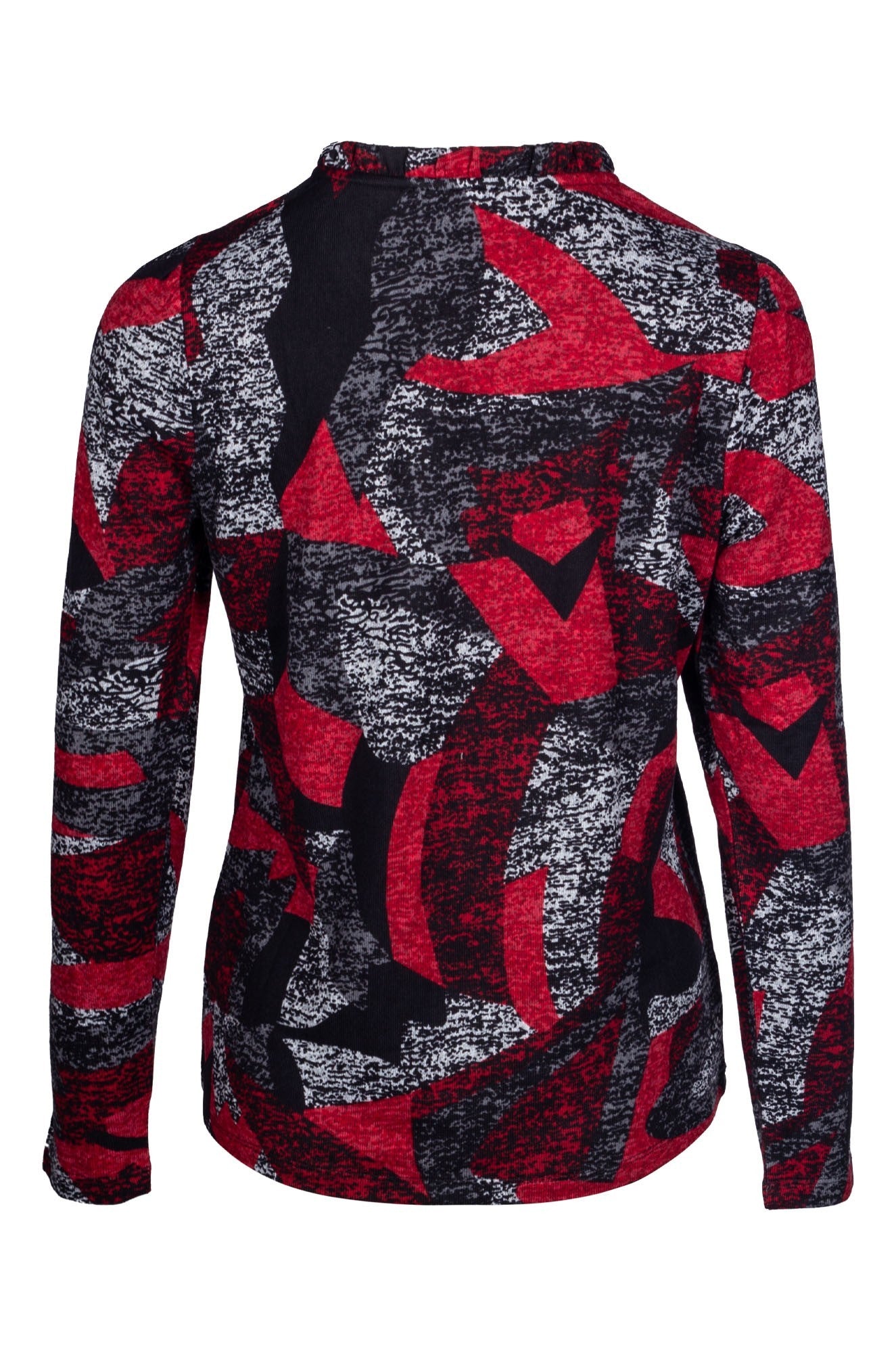 7906B1|RED BLACK ABSTRACT