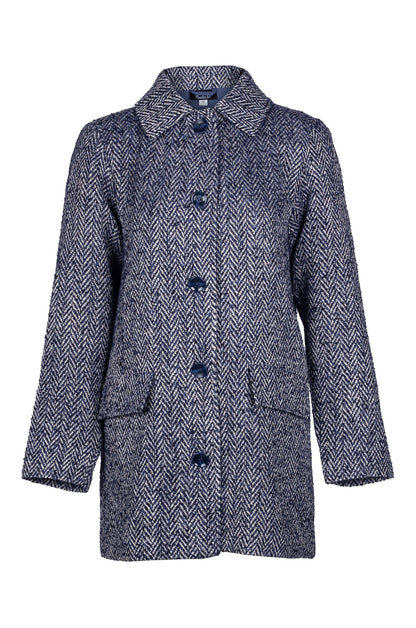 8031B1|INDIGO HERRINGBONE
