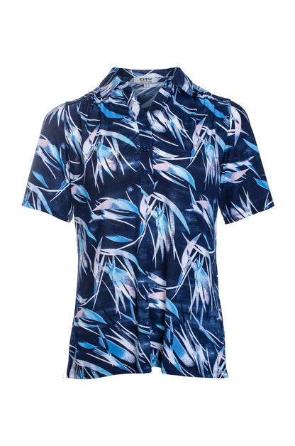 7410C1|INDIGO FEATHER PUFF