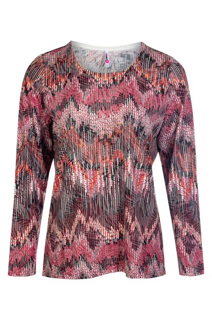3994BR|BERRY ABST ZIGZAG