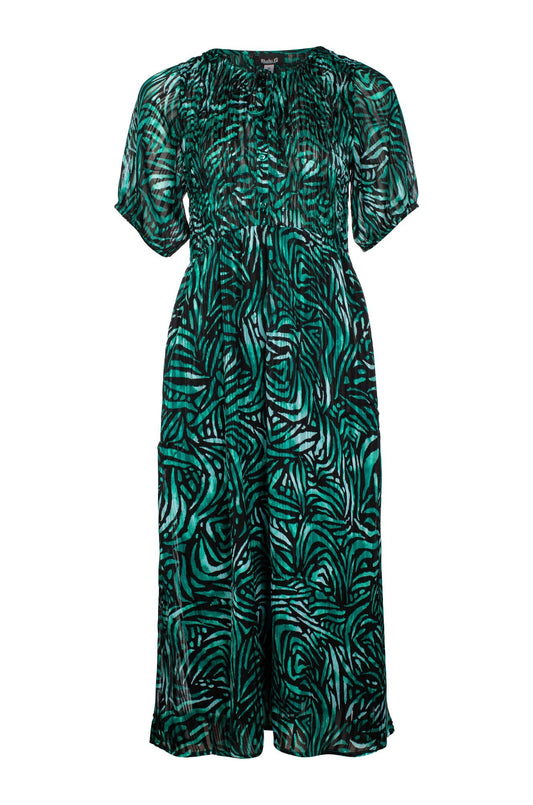 8574C1|EMERALD BLACK ABST