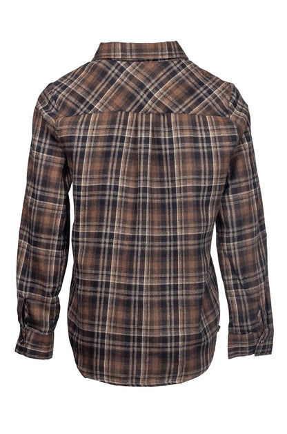 6351D1|CHOCOLATE BLACK CHECKS