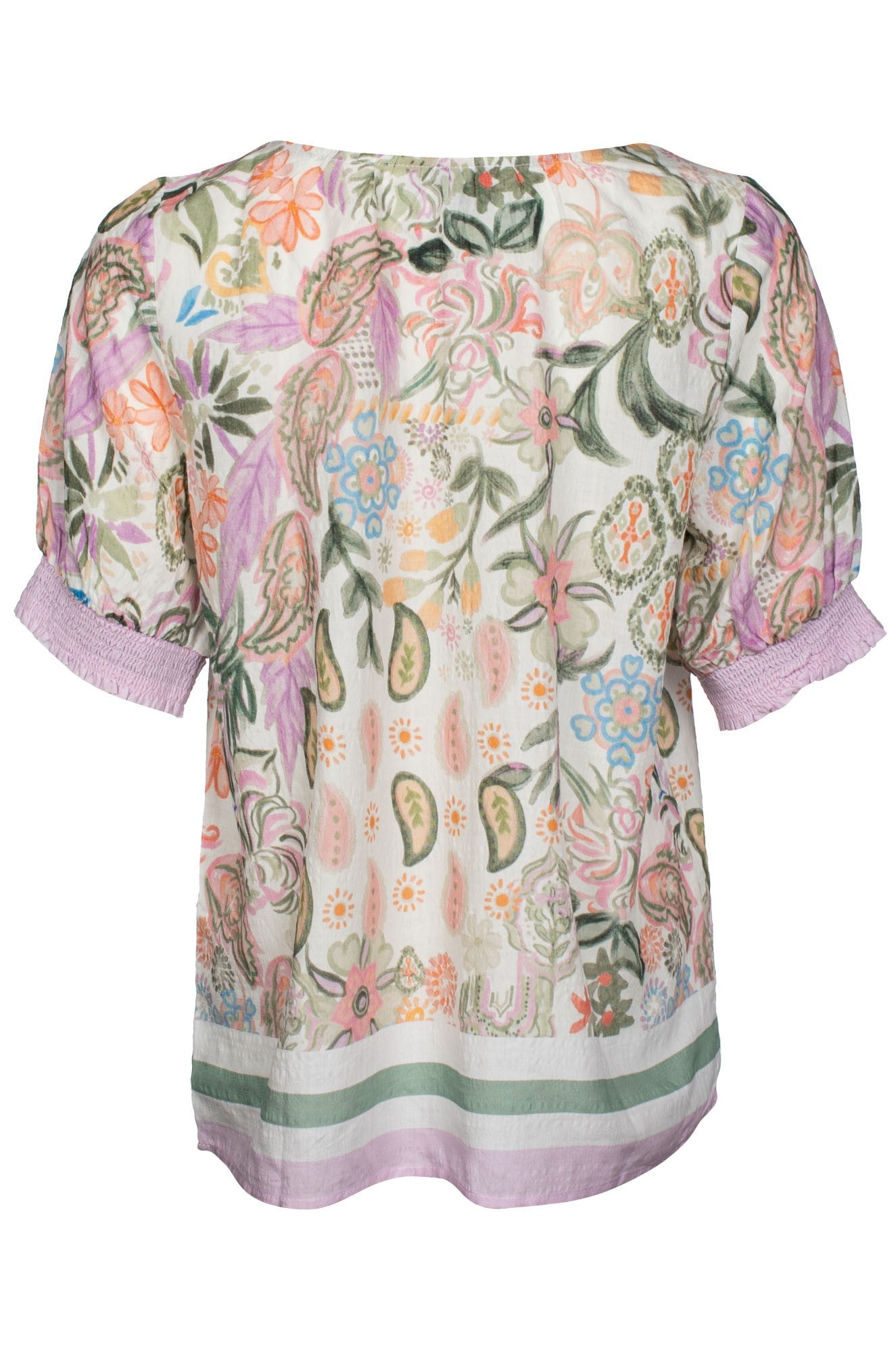 6513C1|OLIVE LILAC BORDER