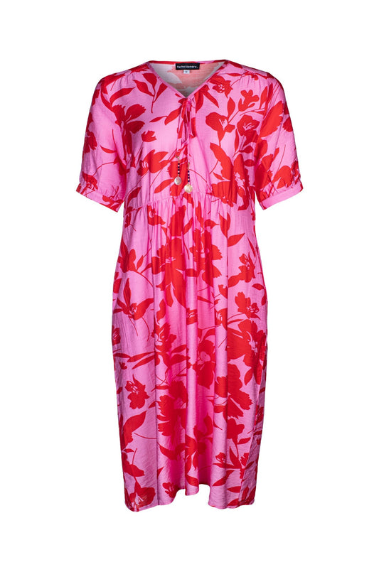 7664C1|PINK RED FLOWER