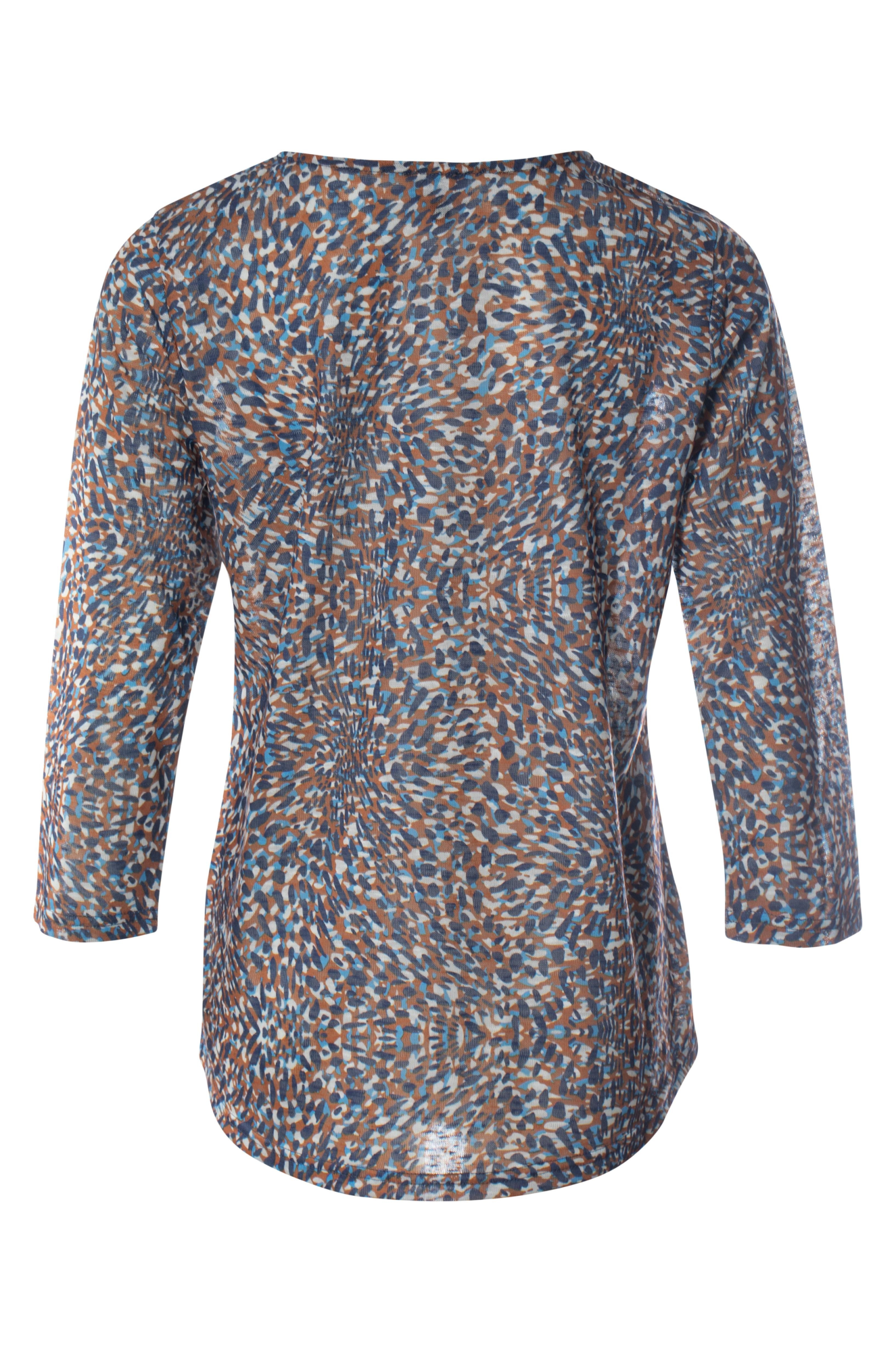 6801BR|BLUES GINGER ABSTRACT