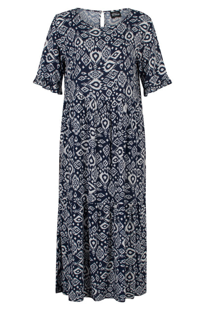 7338C1|NAVY WHITE AZTEC