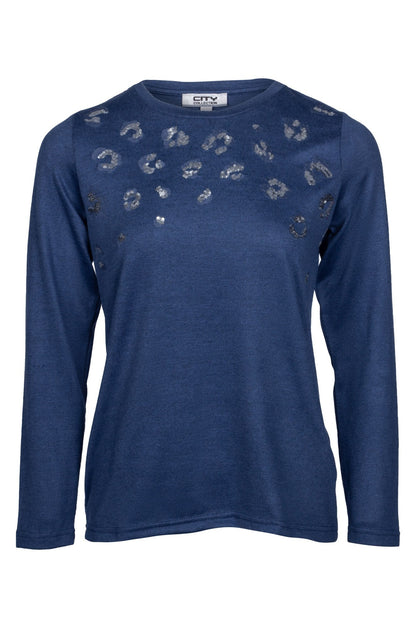 7936B1|INDIGO SILVER ANIMAL
