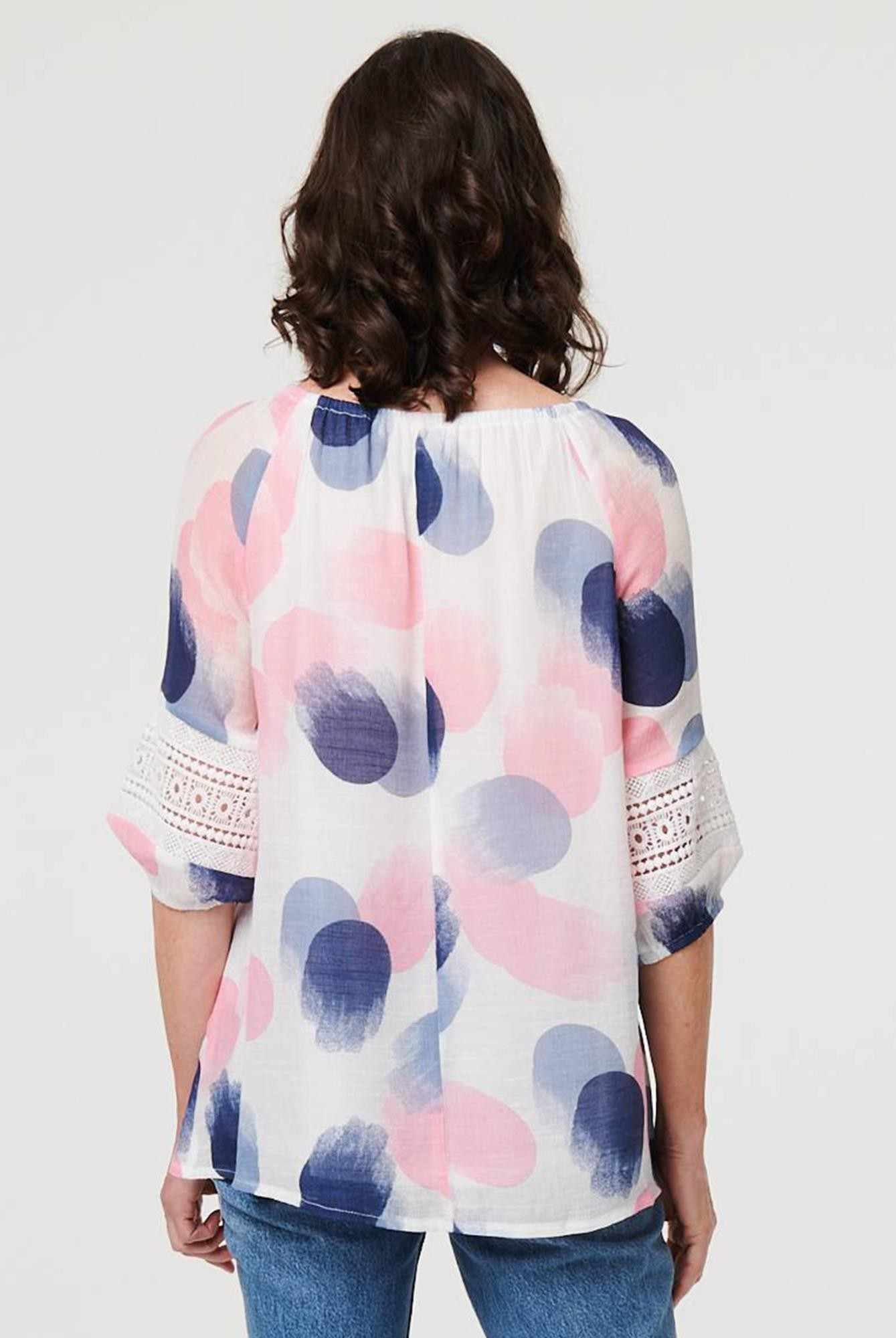 0059C1|BLUE/MULTI PINK