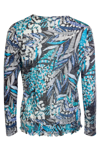 3993BR|JADE INDIGO LEAVES