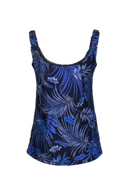 0711C1|INDIGO NAVY FERN