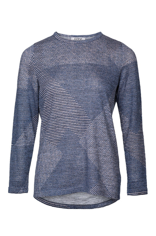 7881D1|INDIGO MARLE ABSTRACT