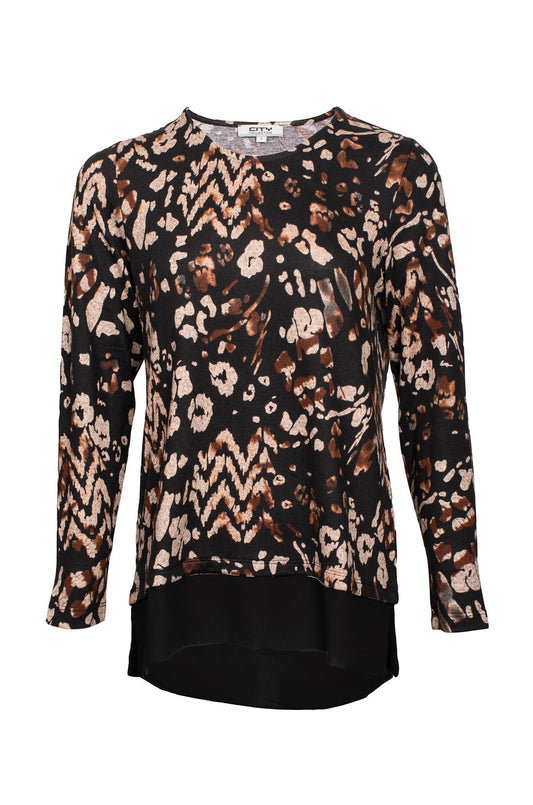 7911D1|BLACK CHOC ABSTRACT