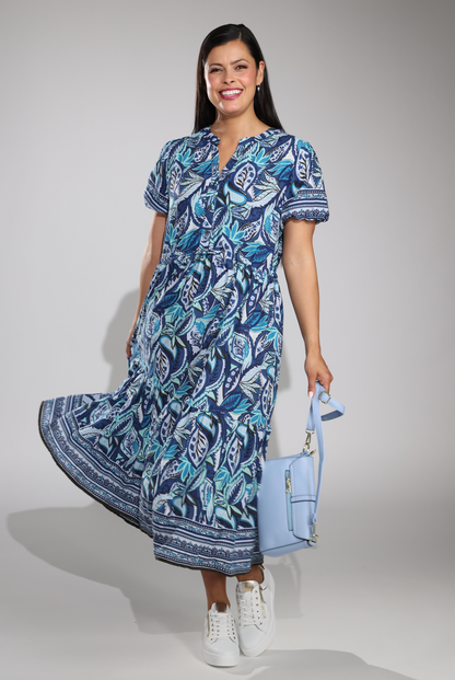 6512C1|INDIGO MINT BORDER