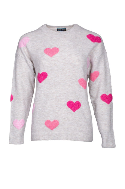 6731D1|PINK HEARTS ON SAND