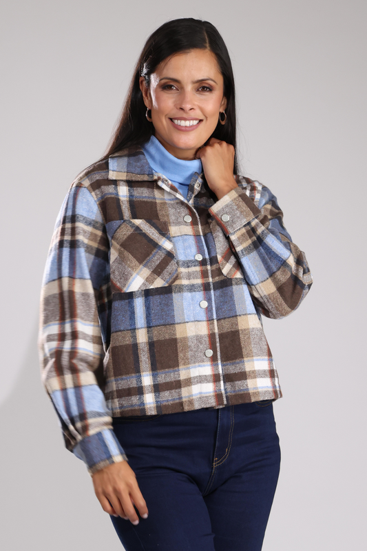 6031B1|SKY MOCHA CHECK
