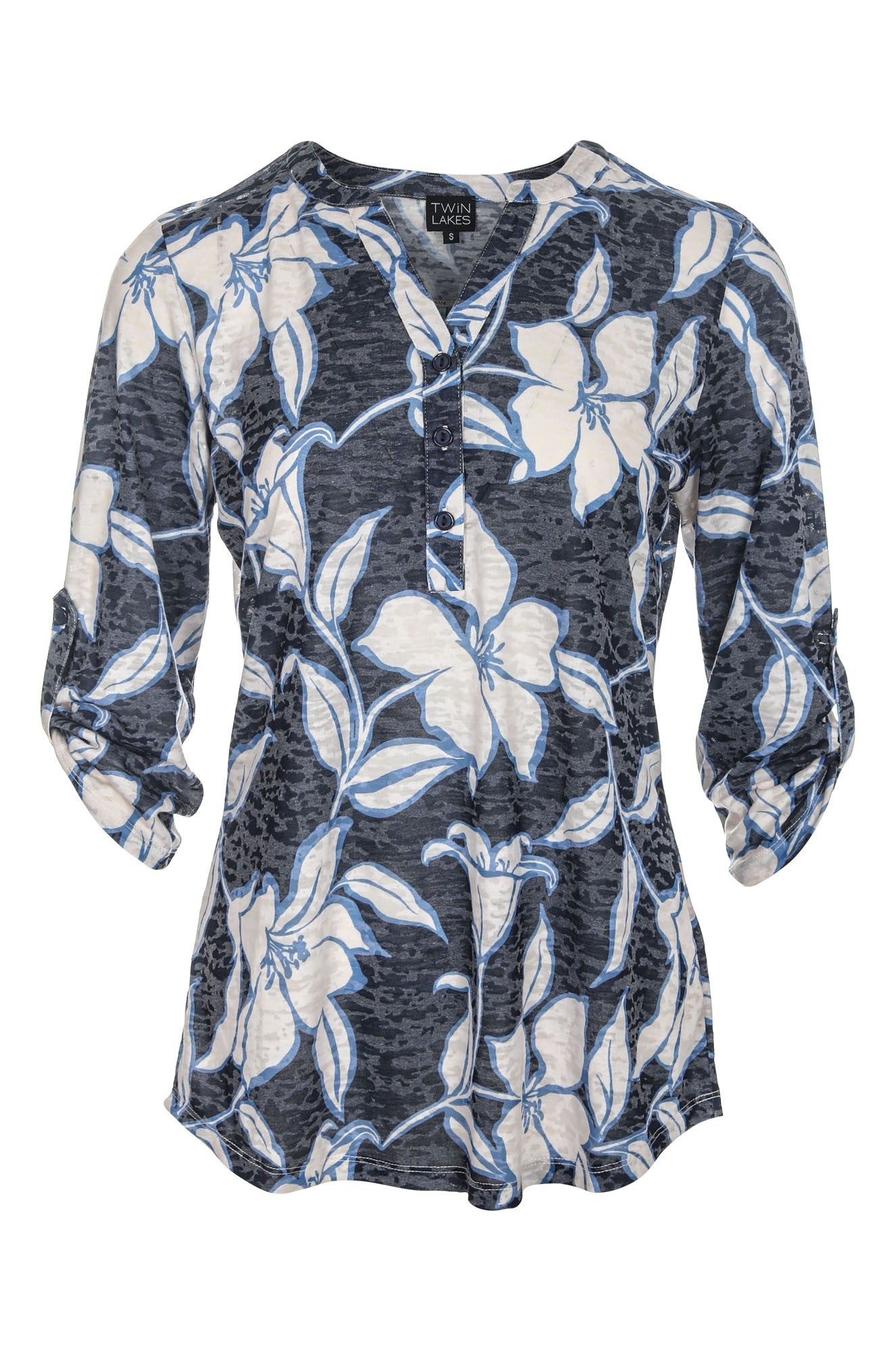 6061C1|NAVY SAND FLORAL