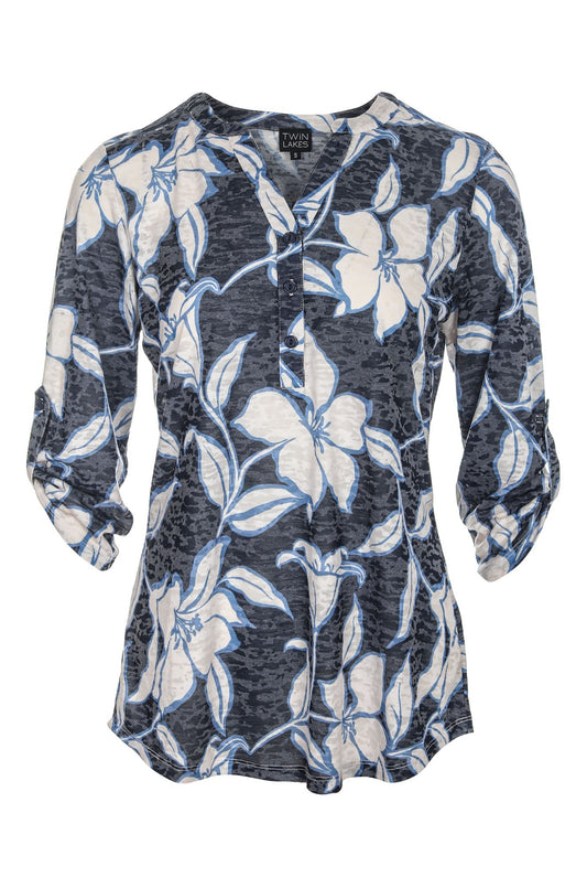 6061C1|NAVY SAND FLORAL