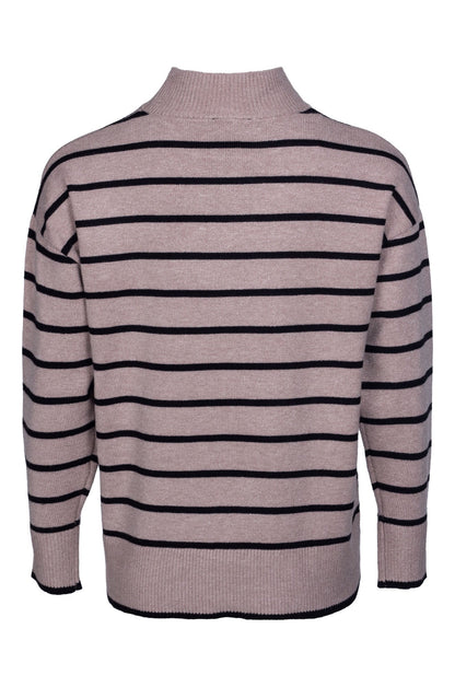 7326B1|OATMEAL MARLE/BLACK
