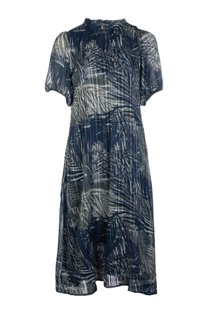 8575C1|INDIGO OLIVE PALM