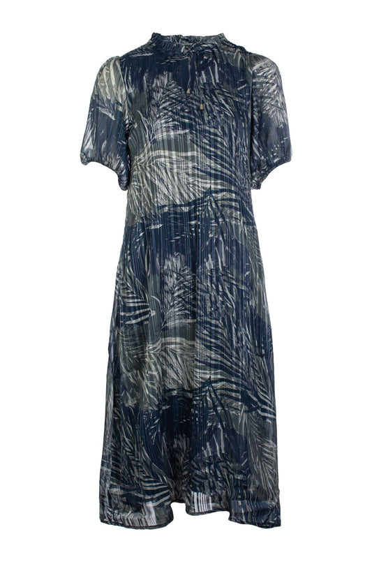 8575C1|INDIGO OLIVE PALM