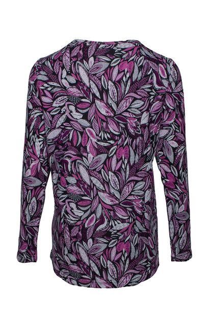 7893D1|CERISE BLACK LEAVES