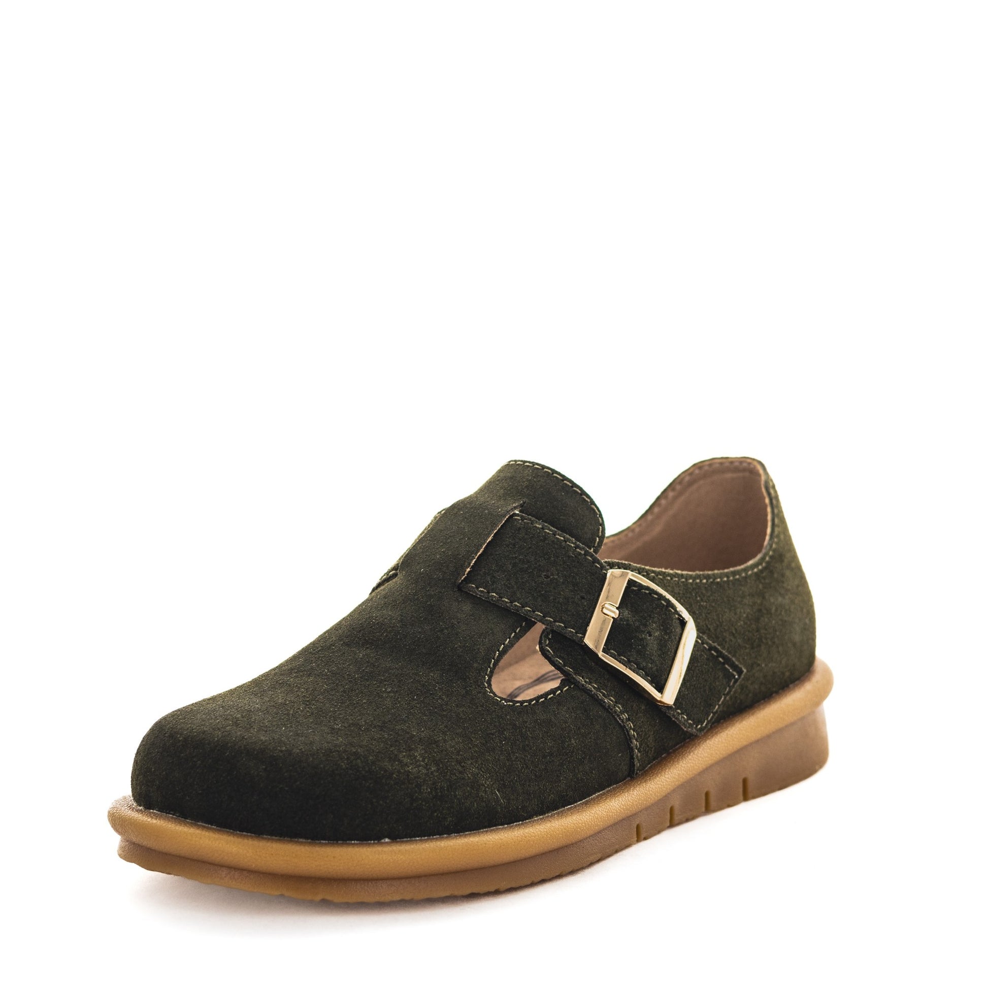 CLENDA B1|KHAKI SUEDE