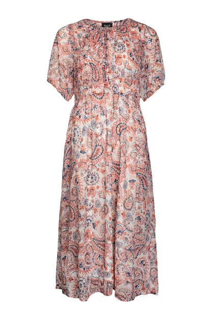 8563C1|SOFT CORAL PAISLEY