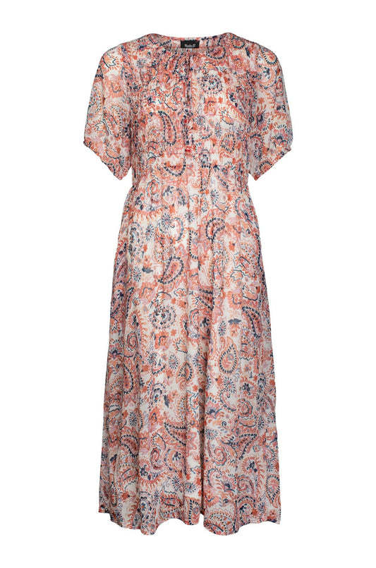 8563C1|SOFT CORAL PAISLEY