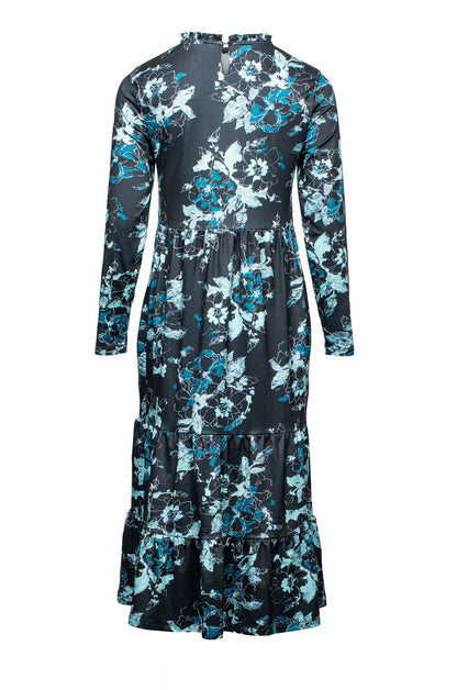 7604D1|BLACK SEAFOAM FLOWER