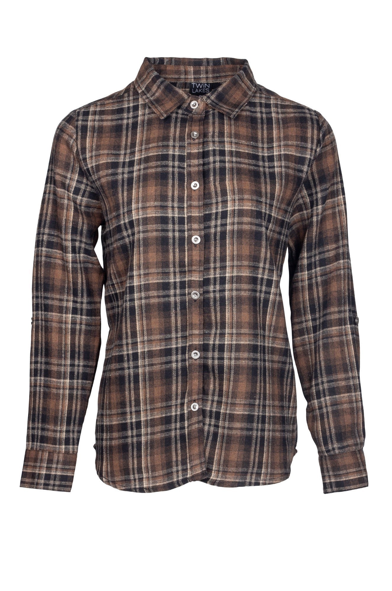 6351D1|CHOCOLATE BLACK CHECKS