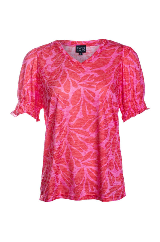 6055C1|CERISE RED LEAF