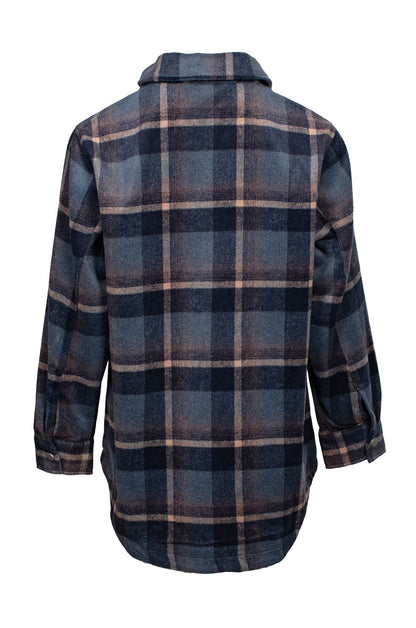 6032D1|NAVY TAUPE CHECKS