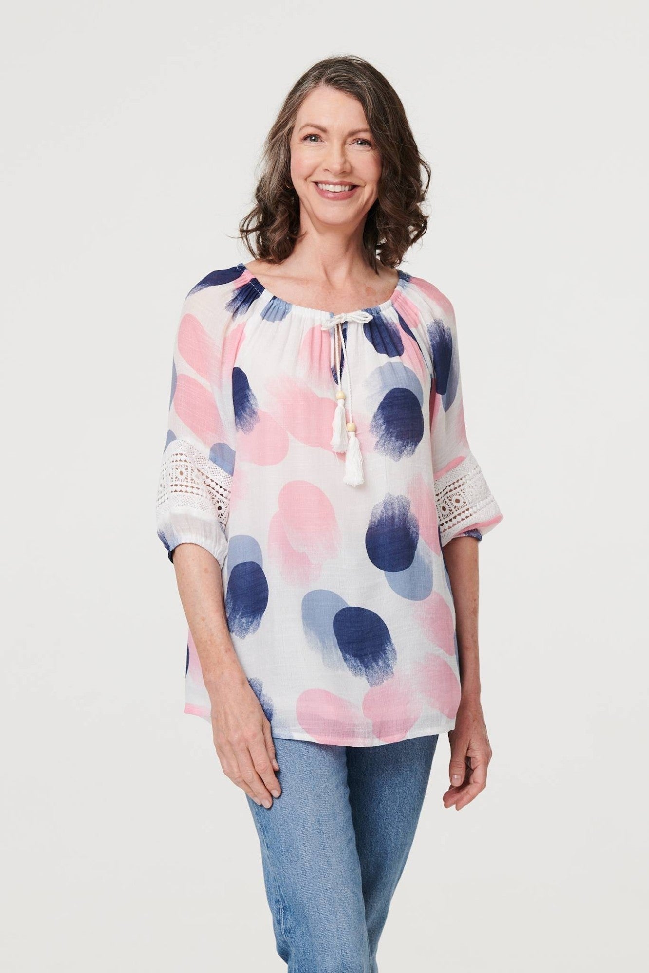 0059C1|BLUE/MULTI PINK