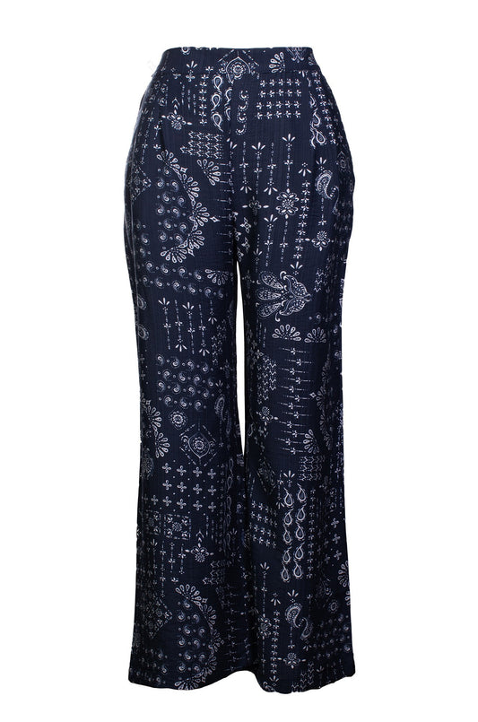 7669C1|NAVY WHITE PATCHWORK