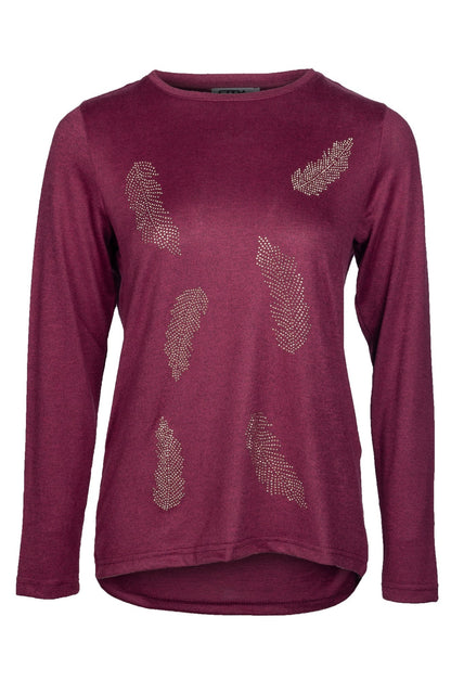 7936B1|BLUSH GOLD FEATHERS