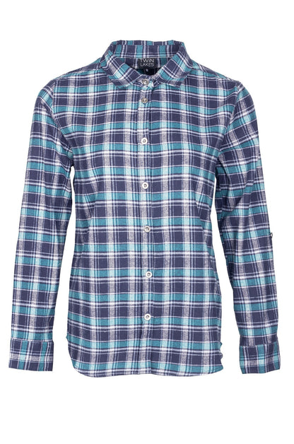 6352D1|LAGOON NAVY CHECKS