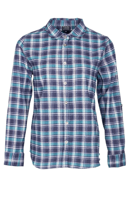 6352D1|LAGOON NAVY CHECKS