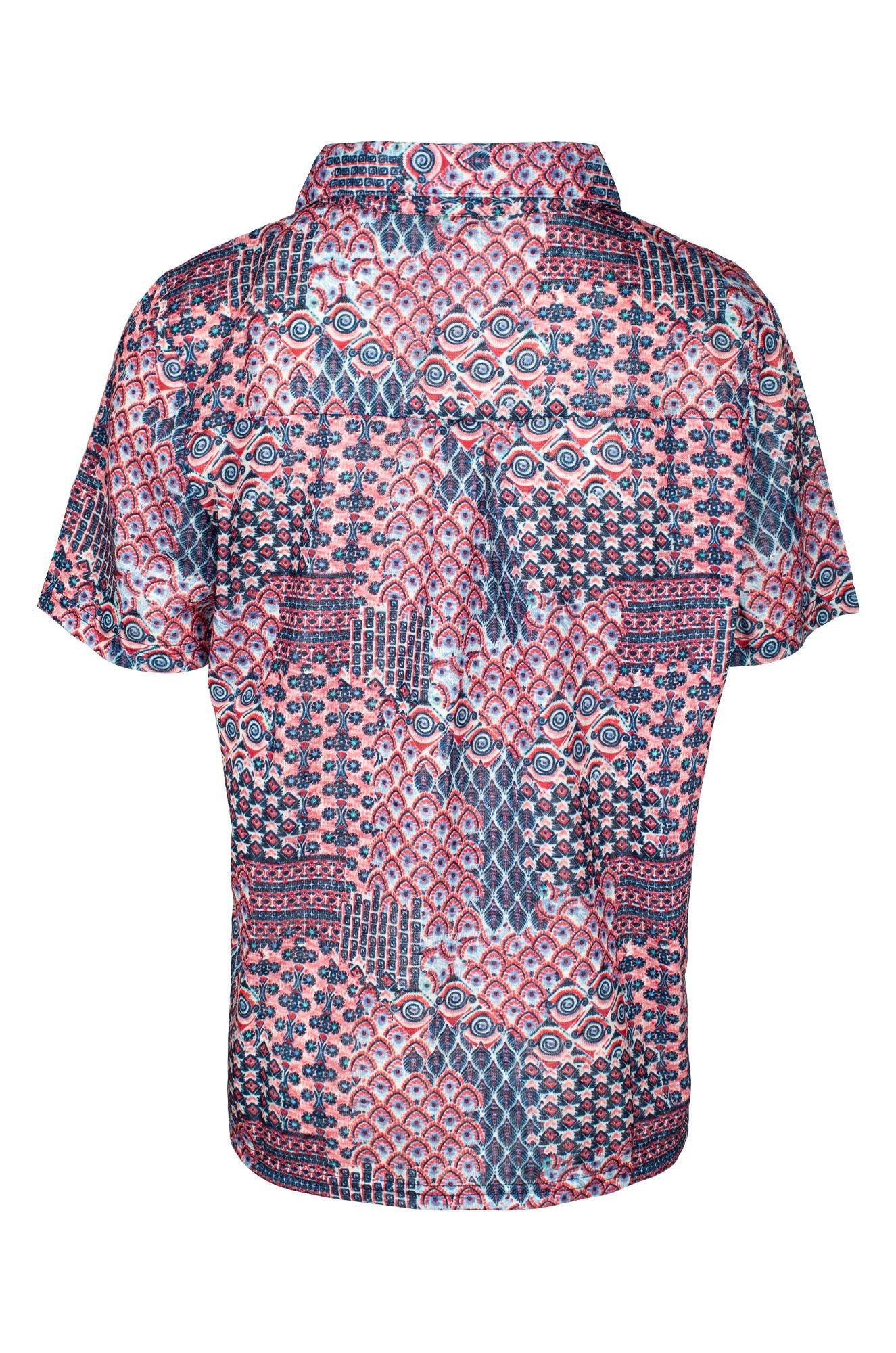 6803C1|RED NAVY TILES