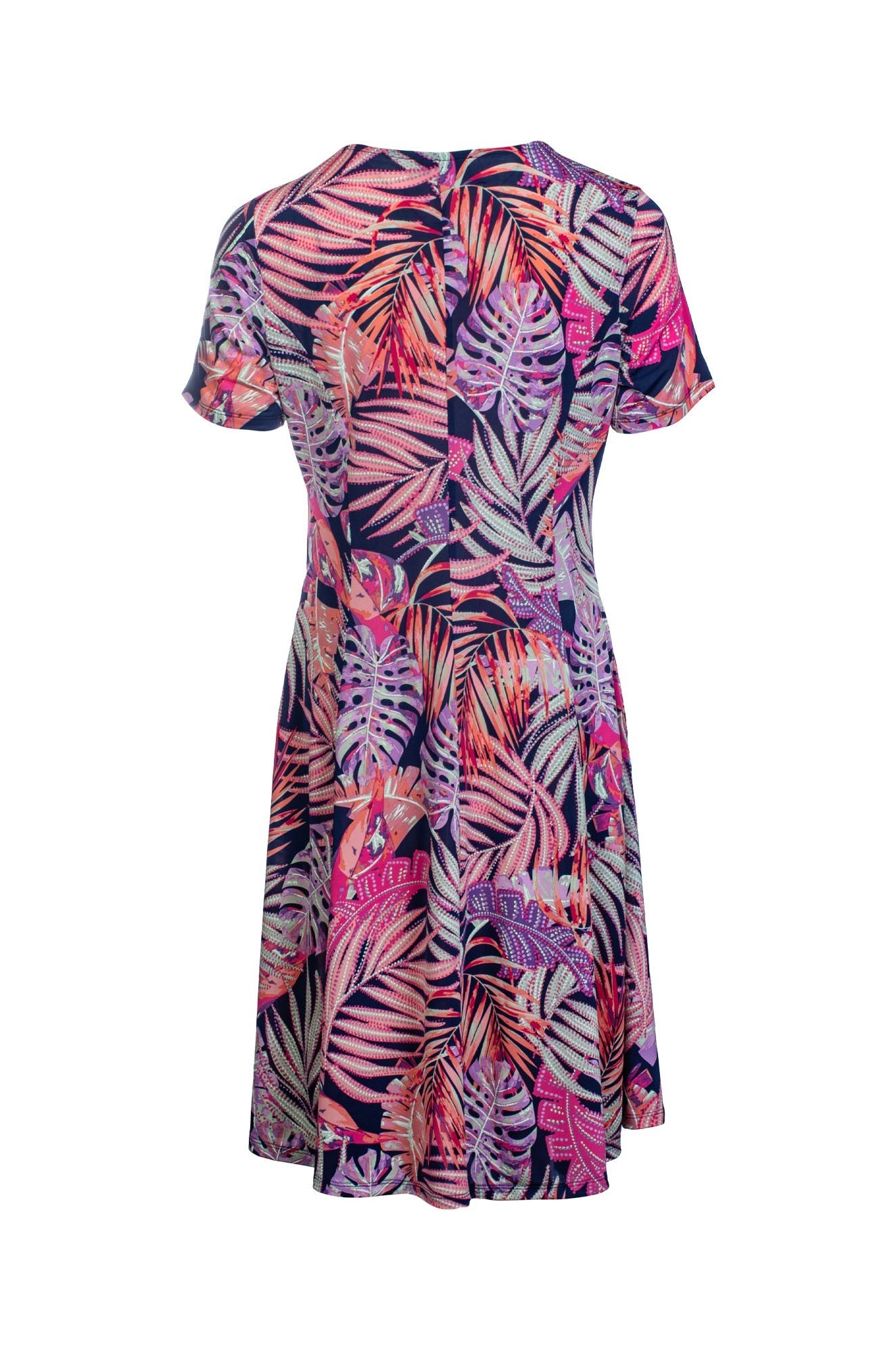 7434C1|NAVY MULTI PALM PUFF