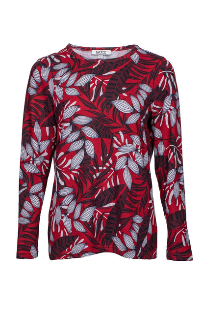 7891D1|RED BLACK LEAVES