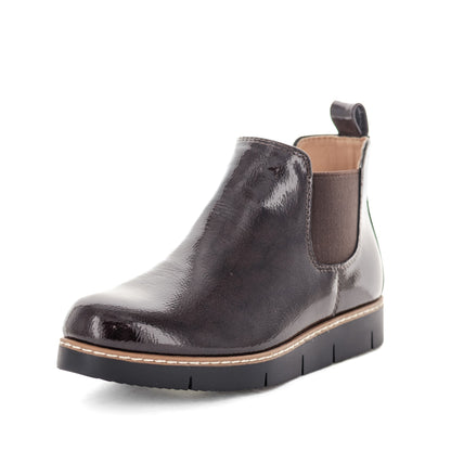 SHARON D1|CHOCOLATE PATENT