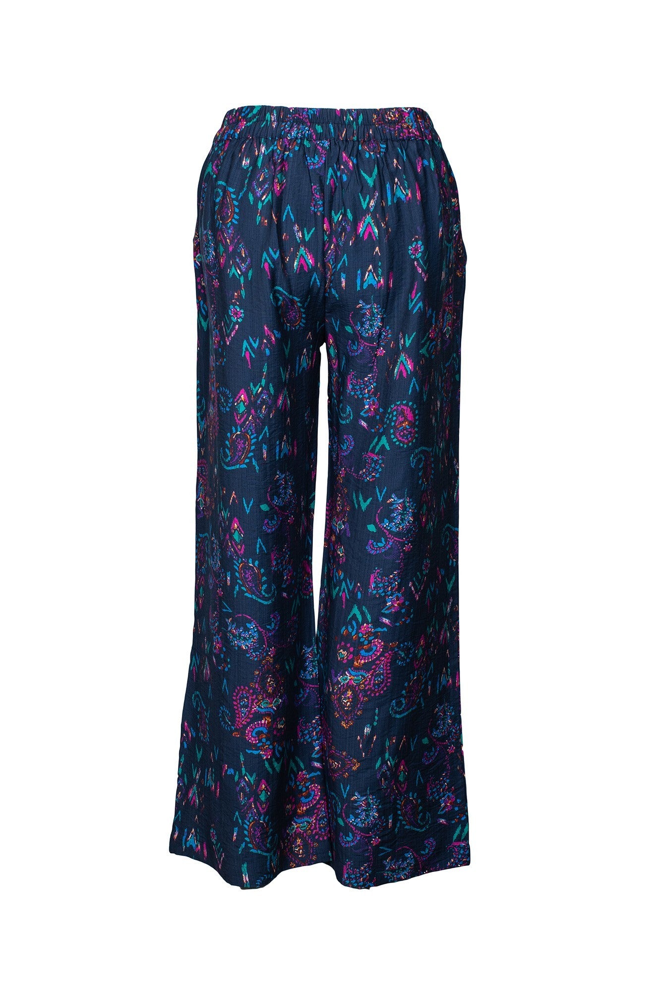 7667D1|NAVY CERISE PAISLEY