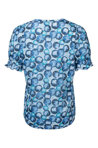 6055C1|SPEARMINT INDIGO CIRCLE
